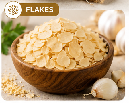 Dehydrated Garlic Flakes