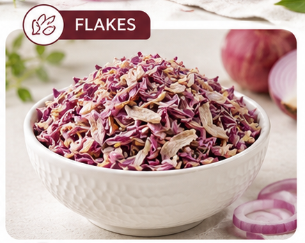 Dehydrated Red Onion Flakes